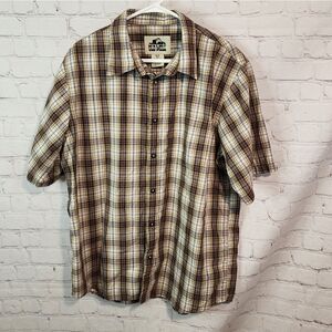 Men's Old Mill button-down shirt, size Large